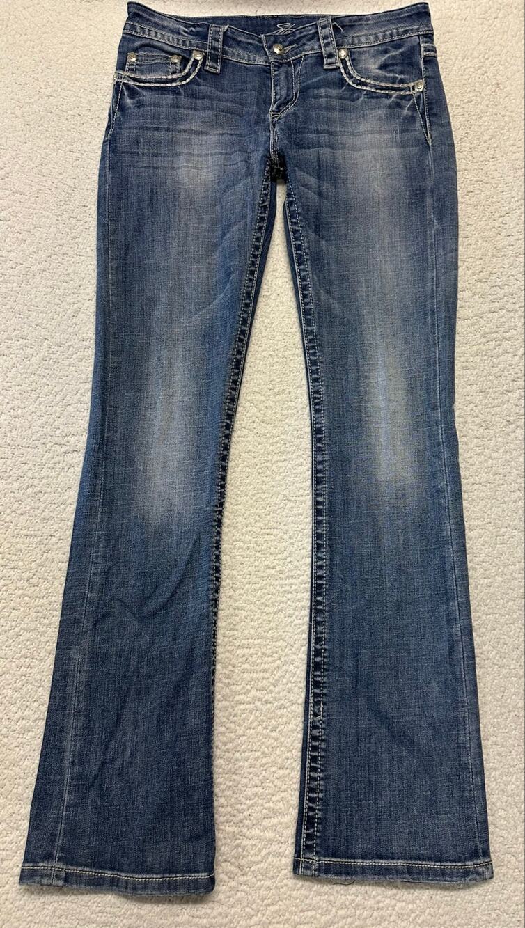 Stetson Womens Hollywood Bootcut Jeans Size 8 Long